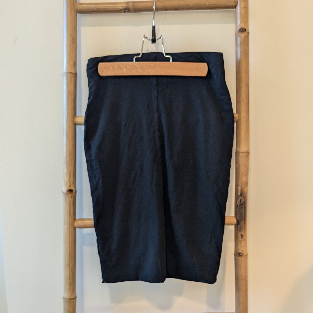 H&M Basics Black & Blue Stretch Pencil Skirts